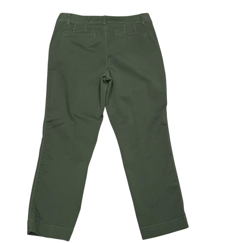 Violets & Roses Olive Green Mid Rise Ankle Pants size 8 - Picture 7 of 14